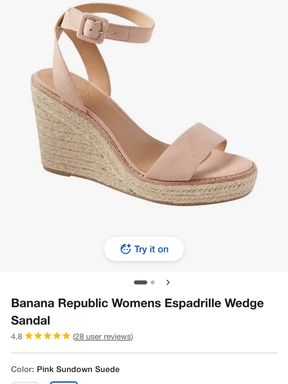Banana Republic Beige Suede Espadrille Ankle-Strap Sandals